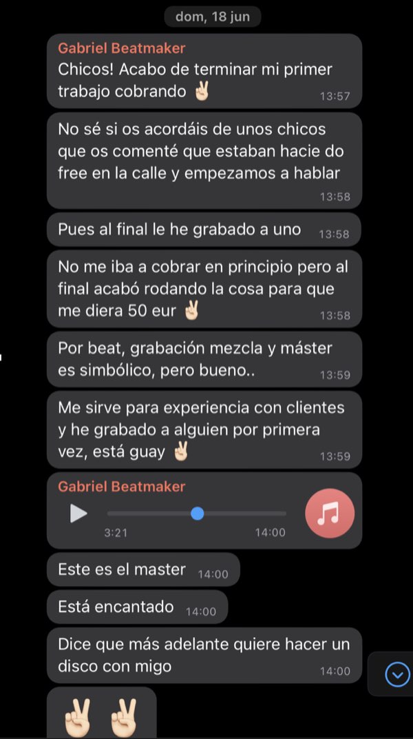 Gabriel testimonio