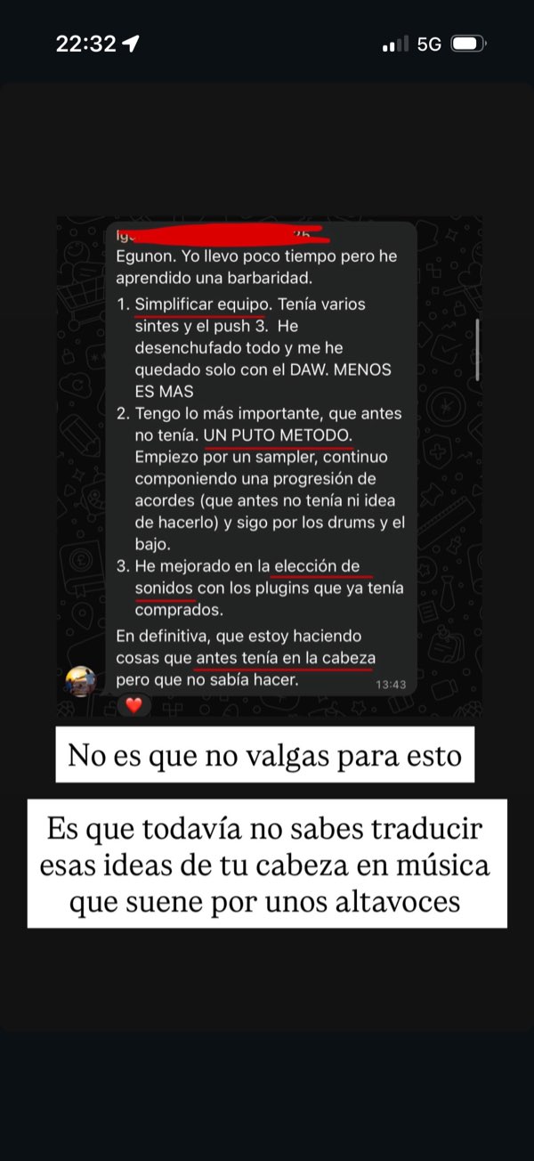 Testimonio alumno