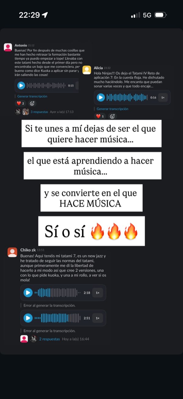 Javi testimonio